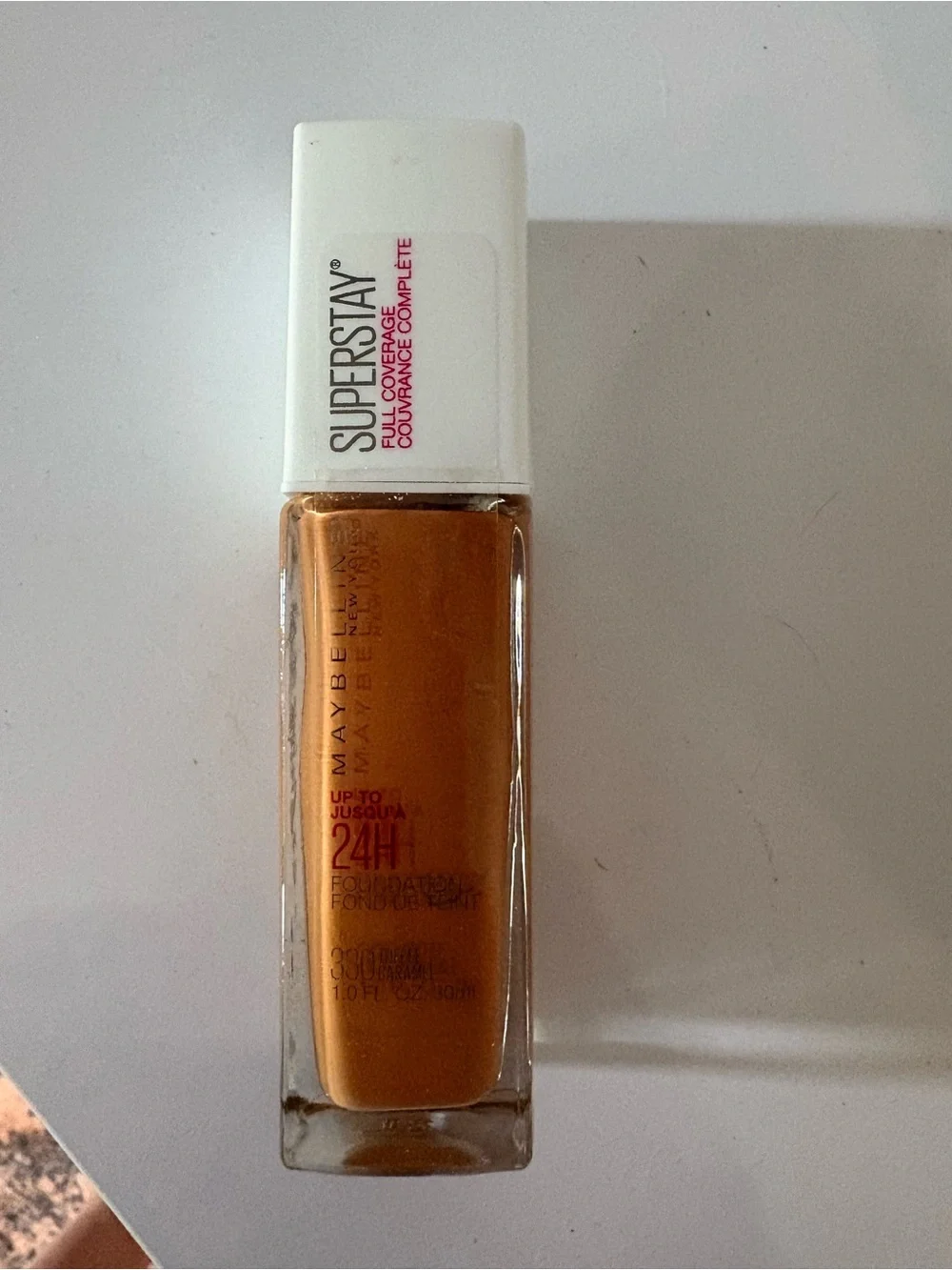 Maybelline SuperStay 24H Full Coverage Liquid Foundation - 330 Toffee Caramel